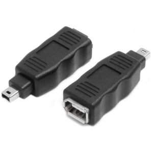 IEEE-1394 FireWire Adapter 4 Pin - 6 Pin M/F