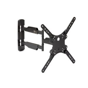 Full Motion TV Wall Mount - 32-55 inch (77lb/35kg) VESA Displays - Low Profile Universal Flat Screen TV Wall Mount - Heavy Duty Adjustable