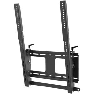 Portrait/Vertical TV Wall Mount - Heavy Duty TV Wall Mount - 40-55" VESA Display (110lb/50kg)- Tilting Low Profile Television Digital