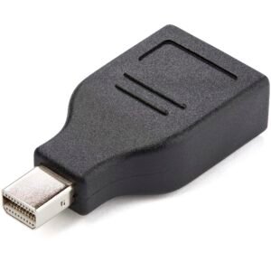 Compact Mini DisplayPort to DisplayPort Adapter - 4K x 2K Video - UHD Mini DP to DP Converter - mDP to DP 1.2 Adapter - mDP PC/Computer to