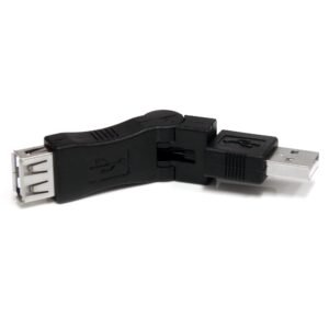 Rotating and Swivel USB A to USB A Cable Adapter M/F