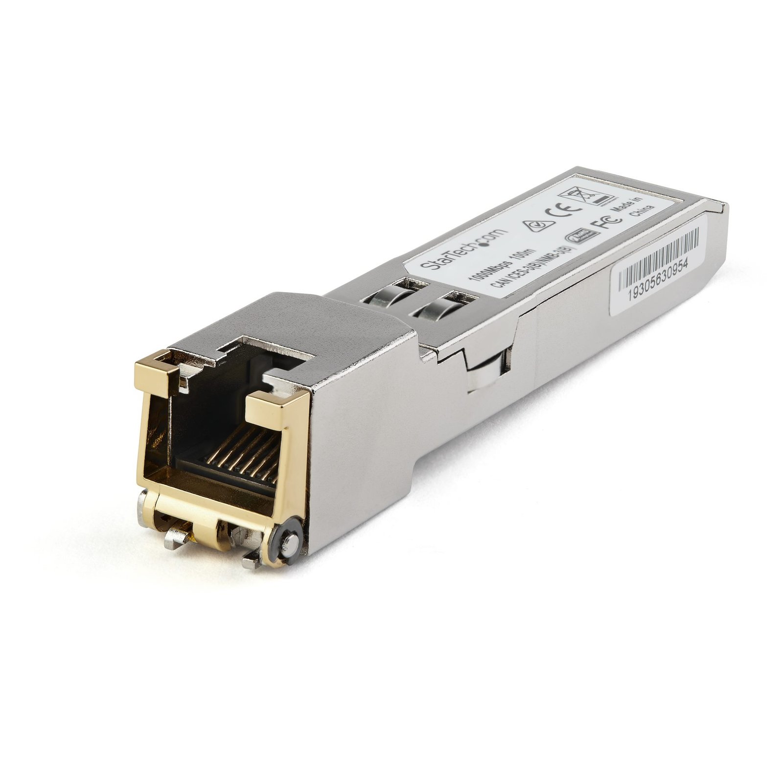 Cisco GLC-TE Compatible Module - 1000BASE-T Copper Industrial Gigabit Ethernet Transceiver - SFP to RJ45 Cat6/Cat5e 100m Extended Temp