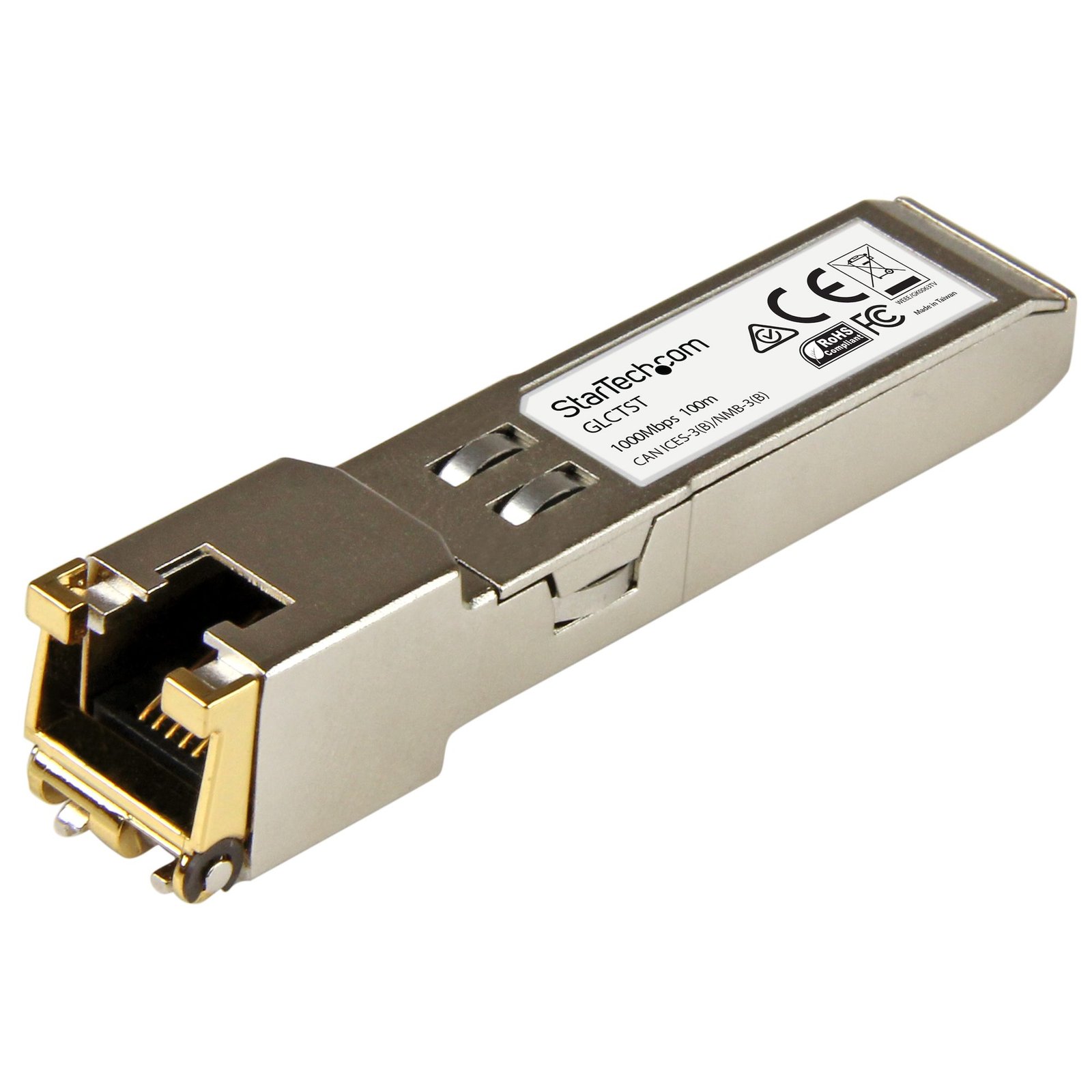Cisco GLC-T Compatible SFP Module - 1000BASE-T - SFP to RJ45 Cat6/Cat5e - 1GE Gigabit Ethernet SFP - RJ-45 100m - Cisco Firepower, ASR920