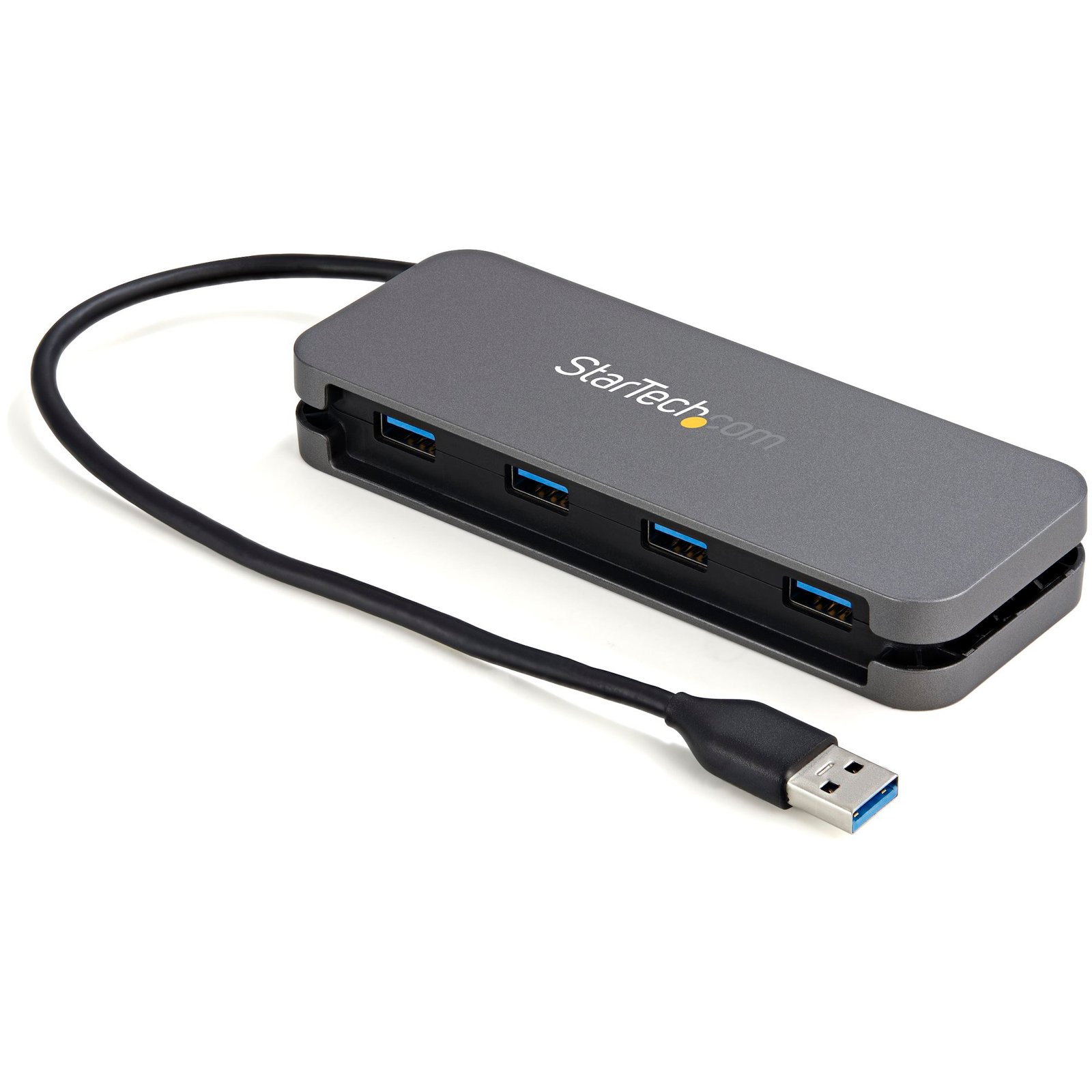 4 Port USB 3.0 Hub - USB-A to 4x USB-A - SuperSpeed 5Gbps Portable USB 3.2 Gen 1 Type-A Hub - USB Bus Powered - Laptop/Desktop USB Hub with