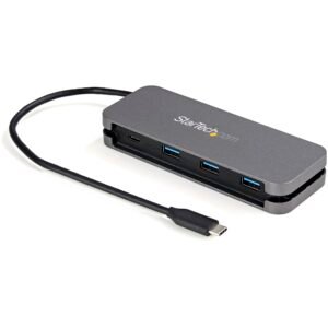 4 Port USB C Hub - 3x USB-A/1x USB-C - USB 3.0 Type-C Hub - USB 3.2 Gen 1 (5Gbps) - Bus Powered - Portable USB-C to USB-A Adapter Hub