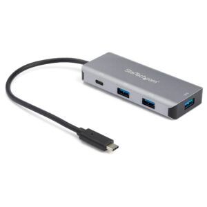 4 Port USB C Hub w/ 3x USB A & 1x USB C - SuperSpeed 10Gbps USB Type-C 3.2 Gen 2 Hub - USB Bus Powered - Compact USB-C to USB Adapter Hub