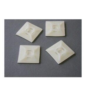 Self-adhesive Nylon Cable Tie Mounts - Pkg of 100 - TAA