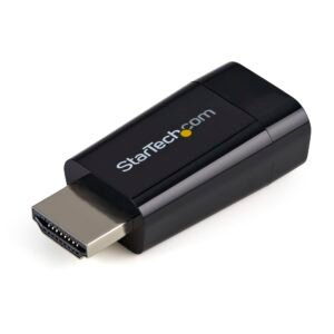 Compact HDMI to VGA Adapter Converter - Ideal for Chromebooks Ultrabooks & Laptops – 1920x1200/1080p