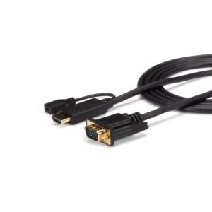 6ft (1.8m) HDMI to VGA Active Converter Cable - HDMI to VGA Adapter - 1920x1200 or 1080p