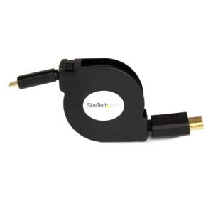 4ft Retractable High Speed HDMI Cable -HDMI to HDMI Mini - M/M