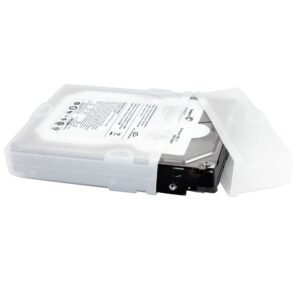3.5in Silicone Hard Drive Protector Sleeve with Connector Cap