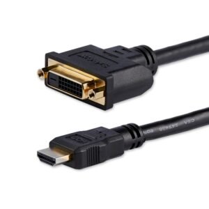 8in (20cm) HDMI to DVI-D Video Cable Adapter - HDMI Male to DVI Female