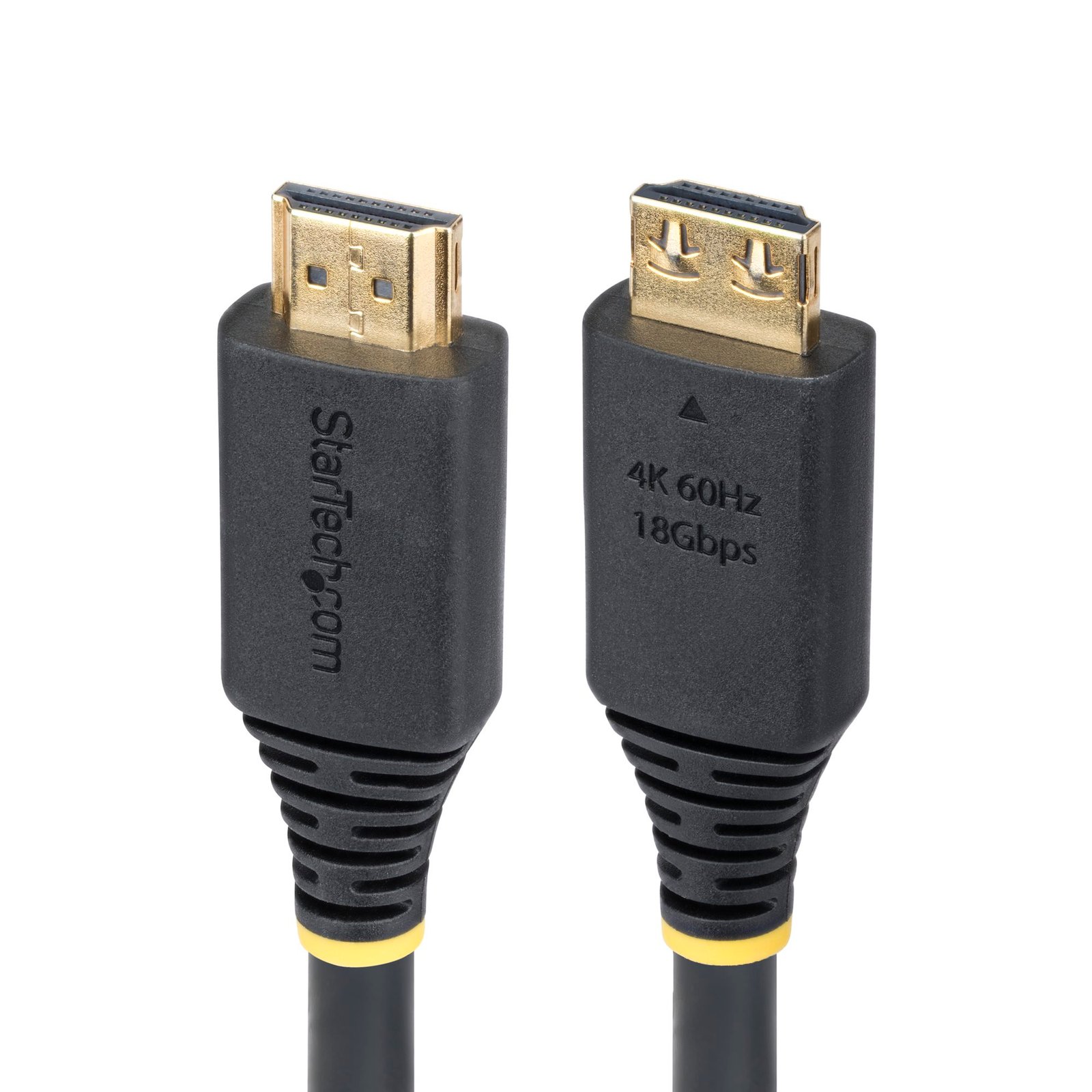 15ft (4.6m) High Speed HDMI Cable with Gripping Connectors, 4K 60Hz/1440p 144Hz, HDR10/HDCP 2.2/ARC, 18Gbps, UHD HDMI Cord for