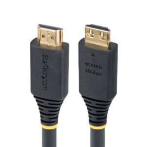 20ft (6.1m) High Speed HDMI Cable with Gripping Connectors, 4K 60Hz/1440p 144Hz, HDR10/HDCP 2.2/ARC, 18Gbps, UHD HDMI Cord for