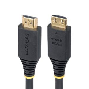 10ft (3m) High Speed HDMI Cable with Gripping Connectors, 4K 60Hz/1440p 144Hz, HDR10/HDCP 2.2/ARC, 18Gbps, UHD HDMI Cord for