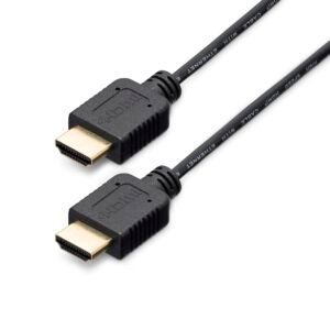 3ft (91cm) Slim HDMI Cable, 4K High Speed HDMI Cable with Ethernet, 4K 30Hz UHD HDMI Cord, 10.2 Gbps Bandwidth, HDMI 1.4 Video / Display