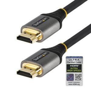 3ft (1m) HDMI 2.1 Cable 8K - Certified Ultra High Speed HDMI Cable 48Gbps - 8K 60Hz/4K 120Hz HDR10+ eARC - Ultra HD 8K HDMI Cable