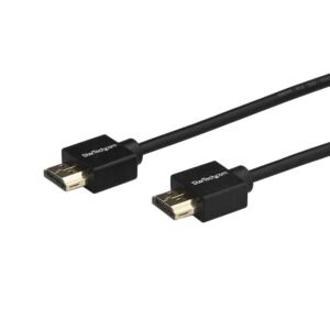 6ft (2m) Slim HDMI 2.0 Cable, 4K High Speed HDMI Cable with Ethernet, 4K 60Hz HDR10, UHD HDMI Cable/Cord, M/M Gripping Connectors