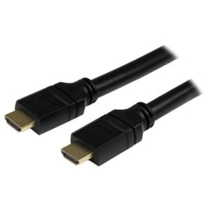 25ft (7.5m) Plenum Rated HDMI Cable, 4K High Speed Long HDMI Cord w/ Ethernet, 4K30Hz UHD, 10.2 Gbps, HDCP 1.4, In Wall Plenum HDMI 1.4