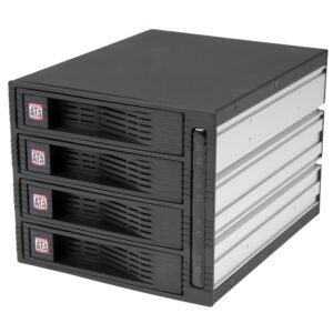 4 Drive 3.5in Trayless Hot Swap SATA Mobile Rack Backplane