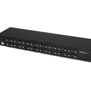 16 Port Rackmount FTDI USB to Serial COM Adapter Hub - RS232 Multiplexer