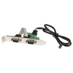 24in Internal USB Motherboard Header to 2 Port Serial RS232 Adapter - TAA