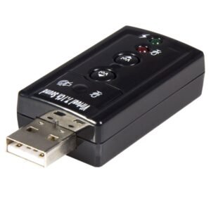Virtual 7.1 USB Stereo Audio Adapter External Sound Card