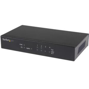 5-Port Gigabit Ethernet Switch - PoE-Powered with 2x PSE/PoE Ports