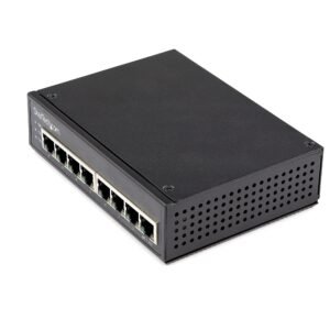 Industrial 8 Port Gigabit PoE Switch - 30W - Power Over Ethernet Switch - GbE PoE+ Unmanaged Switch - Rugged High Power Gigabit Network