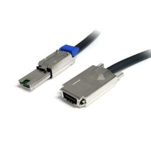 1m External Serial Attached SCSI SAS Cable - SFF-8470 to SFF-8088