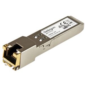 HPE J8177C Compatible SFP Module - 1000BASE-T - SFP to RJ45 Cat6/Cat5e - 1GE Gigabit Ethernet SFP - RJ-45 100m - HPE 1810, 1820, 2530