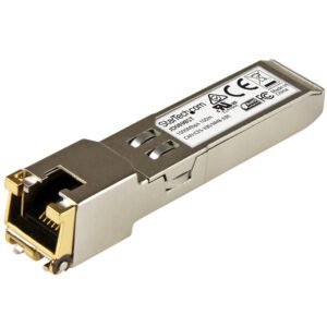 HPE JD089B Compatible SFP Module - 1000BASE-T - SFP to RJ45 Cat6/Cat5e - 1GE Gigabit Ethernet SFP - RJ-45 100m - HPE 5820AF, 12500, 5500