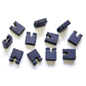 2.54mm Standard Computer Jumper Caps - 100 Pack