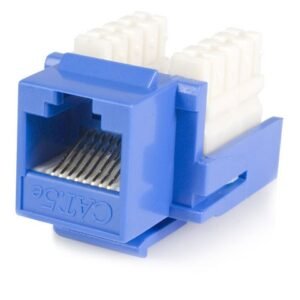 Cat5e RJ45 Keystone Jack Blue - 110 Type