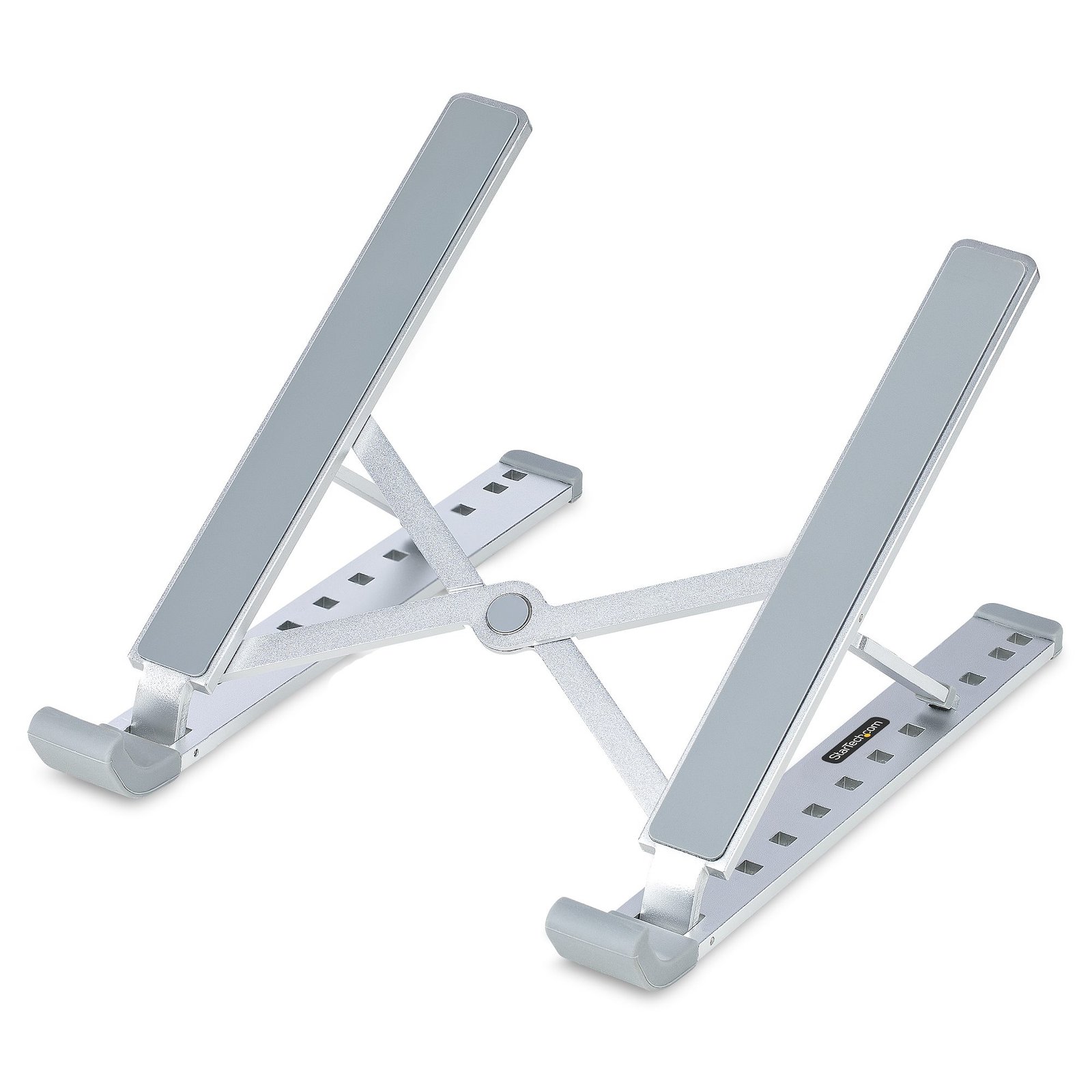 Foldable Laptop Riser Stand, Portable Height Adjustable Ergonomic Laptop Stand, Ventilated Aluminum Frame Supports 22lb (10Kg)