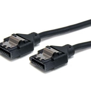 12in Latching Round SATA Cable