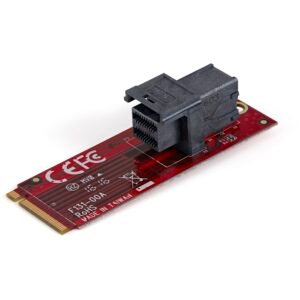 U.2 (SFF-8643) to M.2 PCI Express 4.0 x4 Host Adapter Card for 2.5" U.2 NVMe SSD - TAA