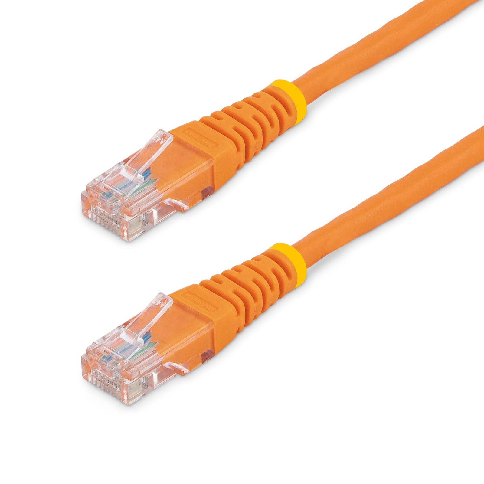 10 ft Cat5e Orange Molded RJ45 UTP Cat 5e Patch Cable - 10ft Patch Cord