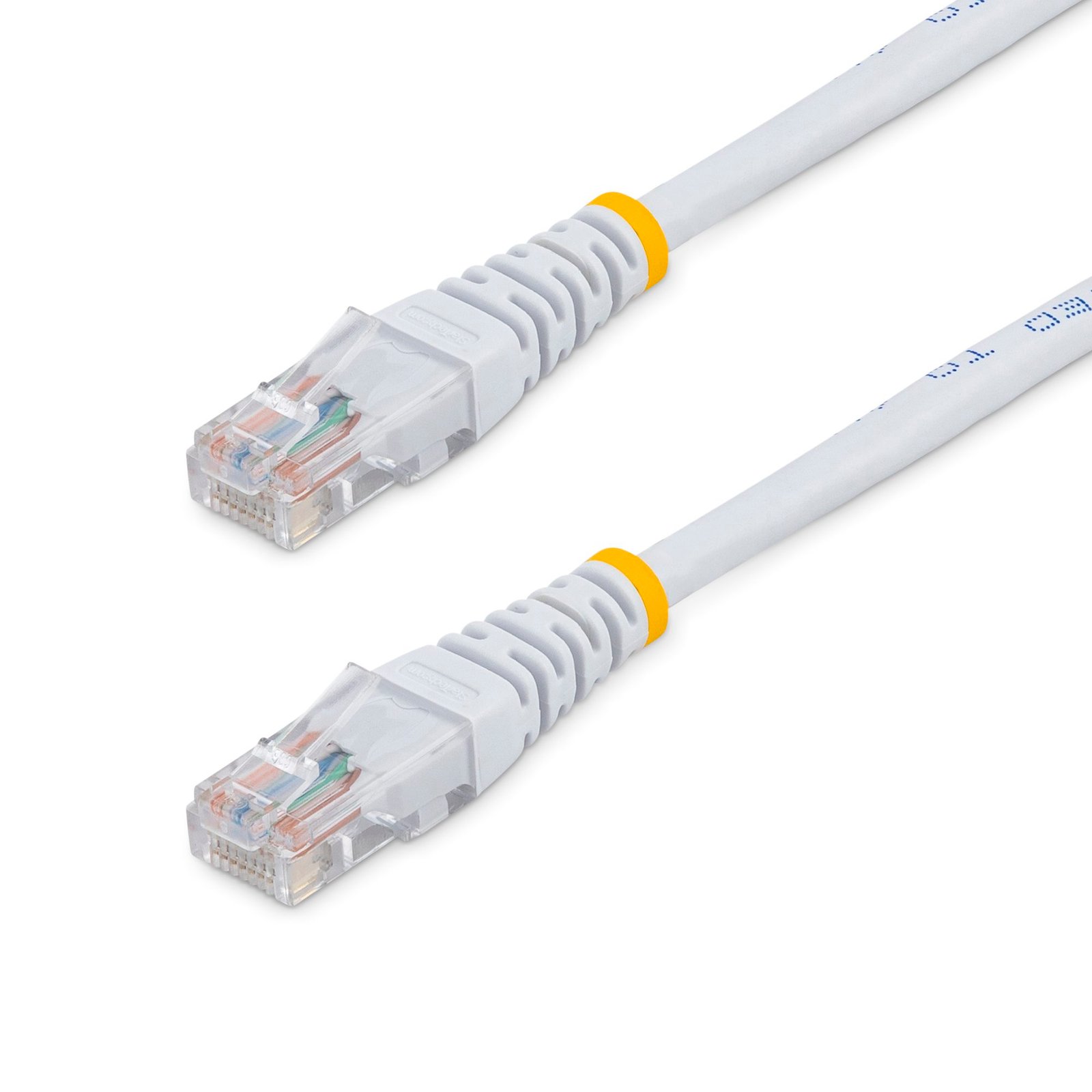 100 ft Cat5e White Molded RJ45 UTP Cat 5e Patch Cable - 100ft Patch Cord