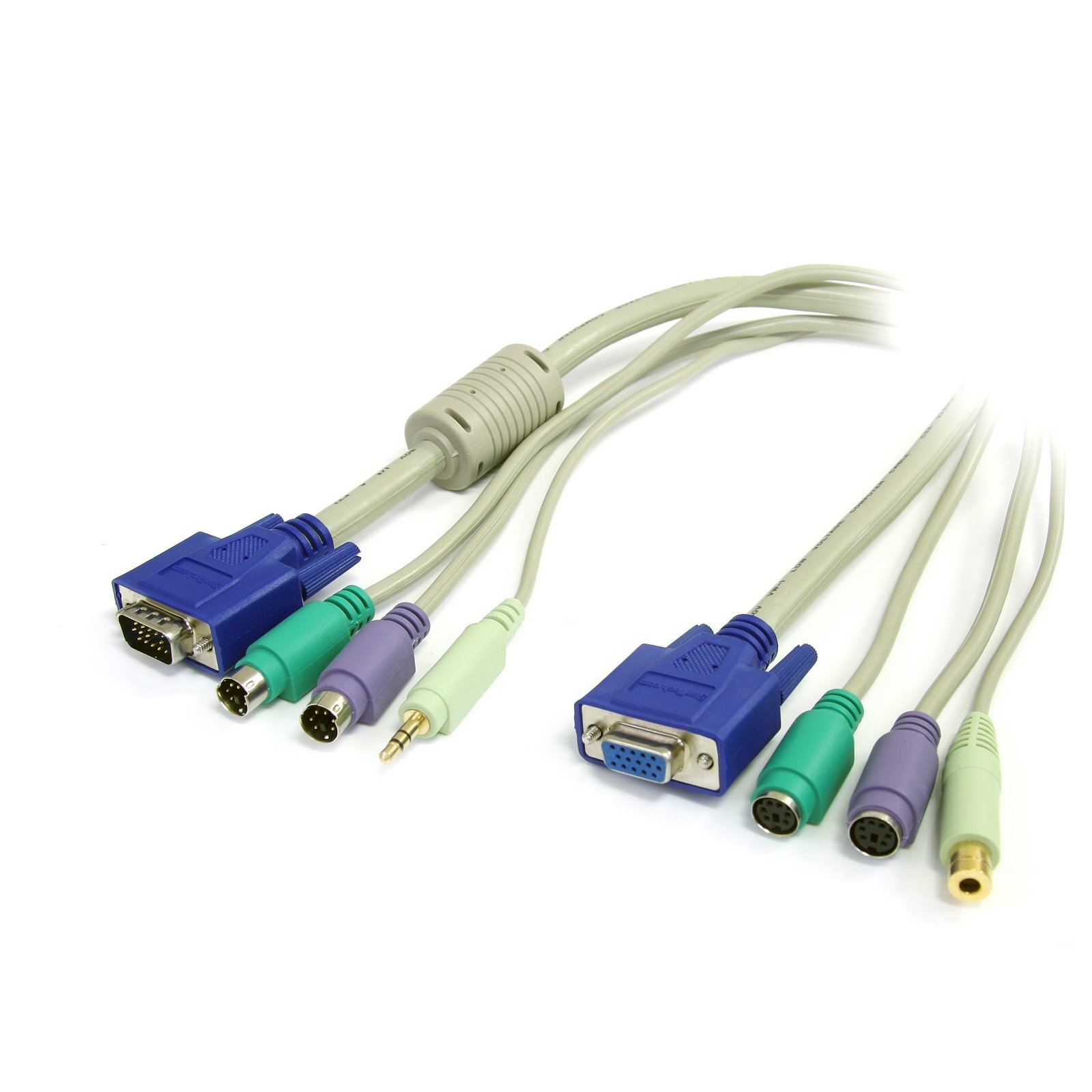 10 ft 4-in-1 PS/2 KVM Extension Cable