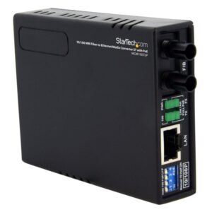 10/100 Multi Mode Fiber to Ethernet Media Converter ST 2km with PoE