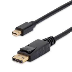 10ft (3m) Mini DisplayPort to DisplayPort 1.2 Cable - 4K x 2K UHD Mini DisplayPort to DisplayPort Adapter Cable - Mini DP to DP Cable for