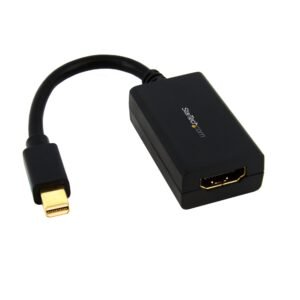 Mini DisplayPort to HDMI Adapter - mDP to HDMI Video Converter - 1080p - Mini DP or Thunderbolt 1/2 Mac/PC to HDMI Monitor/Display/TV