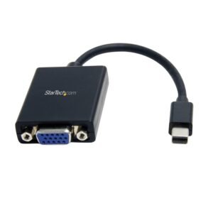 Mini DisplayPort to VGA Adapter, Active Mini DP to VGA Converter, 1080p Video, VESA Certified, mDP or Thunderbolt 1/2 Mac/PC to VGA
