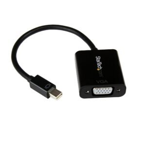 Mini DisplayPort to VGA Adapter - Active Mini DP to VGA Converter - 1080p Video - mDP or Thunderbolt 1/2 Mac/PC to VGA