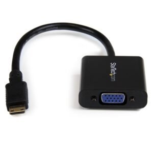 Mini HDMI to VGA Adapter Converter for Digital Still Camera / Video Camera - 1920x1080