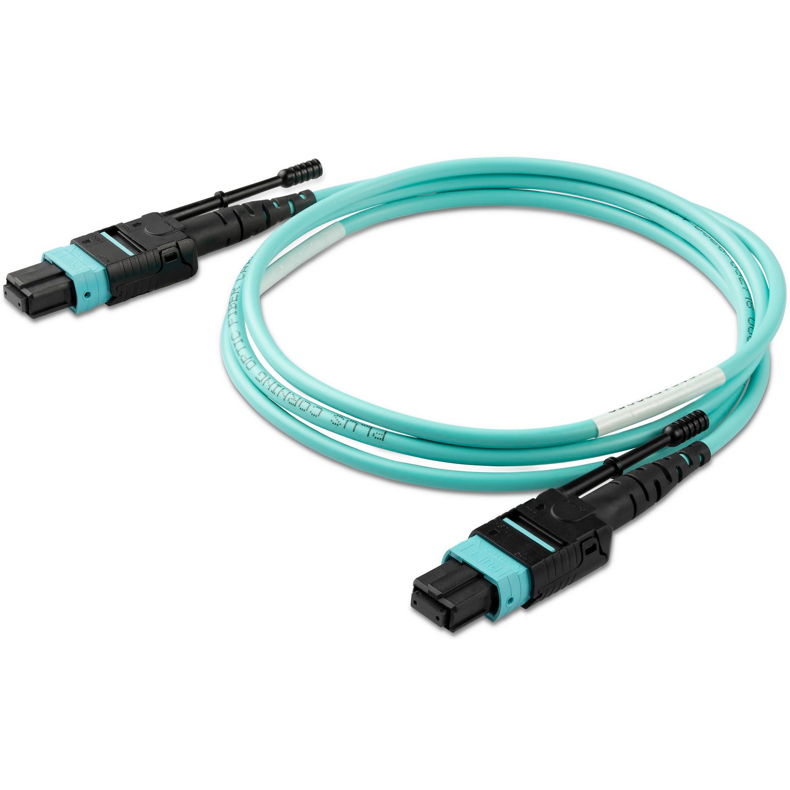 1m (3ft) MTP(F)/PC OM3 Multimode Fiber Optic Cable, 12F Type-A, OFNP Plenum, 50/125µm LOMMF, 40G Networks, Low Insertion Loss, MPO Fiber Jumper Cord - Image 3