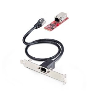 1-Port 2.5GbE M.2 2280 Network Card, Multi-Gigabit Speeds (2.5G/1G/100M/10M), NBASE-T (802.3bz) NIC, M.2 B+M Key, PCIe Ethernet Interface