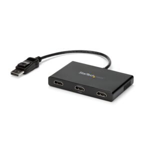 3-Port Multi Monitor Adapter - DisplayPort 1.2 to 3x HDMI MST Hub - Triple 1080p HDMI Monitors - Video Splitter for Extended Desktop Mode
