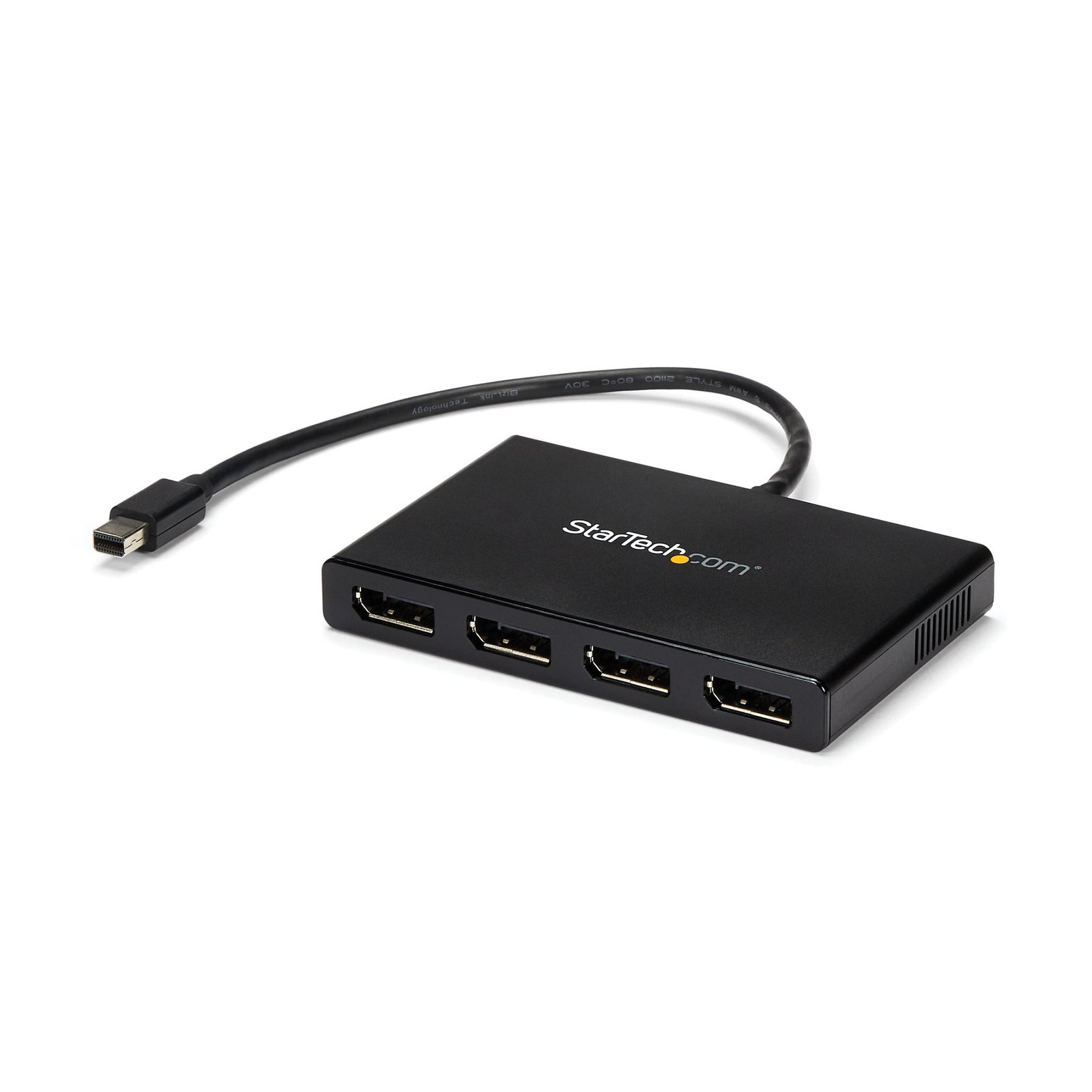 4-Port Multi Monitor Adapter - Mini DisplayPort to DisplayPort MST Hub - 4x 1080p - Video Splitter for Extended Desktop Mode on Windows PCs